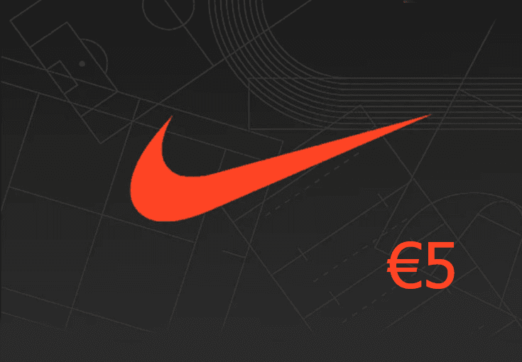Nike €5 هدية بطاقة NL