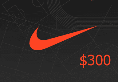 Nike $300 هدية بطاقة امريكي