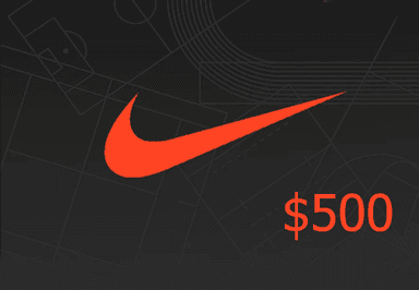 Nike $500 هدية بطاقة امريكي