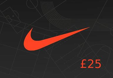 Nike £25 هدية بطاقة بريطاني
