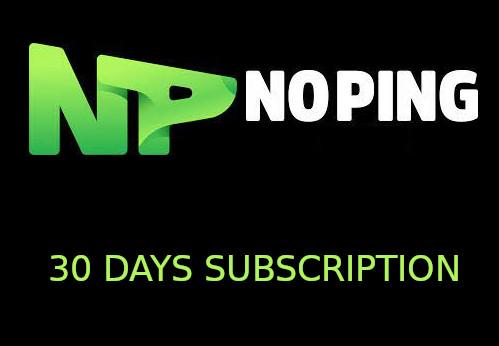 NoPing Advanced - 30 ايام اشتراك مفتاح