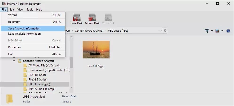 Screen Shot image 1 Hetman Partition Recovery كود رقمي (مدى الحياة / 1 بي سي)