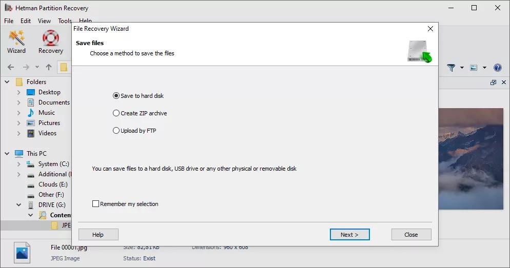 Screen Shot image 2 Hetman Partition Recovery كود رقمي (مدى الحياة / 1 بي سي)