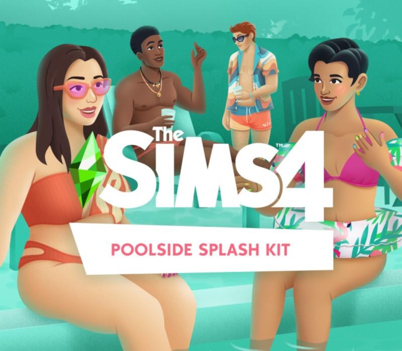 The Sims 4 - Poolside Splash Kit DLC اوروبي بي سي EA App كود رقمي