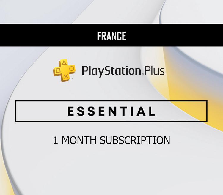 PlayStation Plus Essential 1 Months Subscription FR