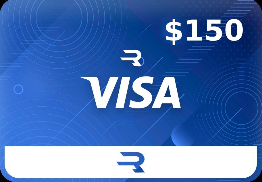 Rewarble VISA USD 150 هدية بطاقة