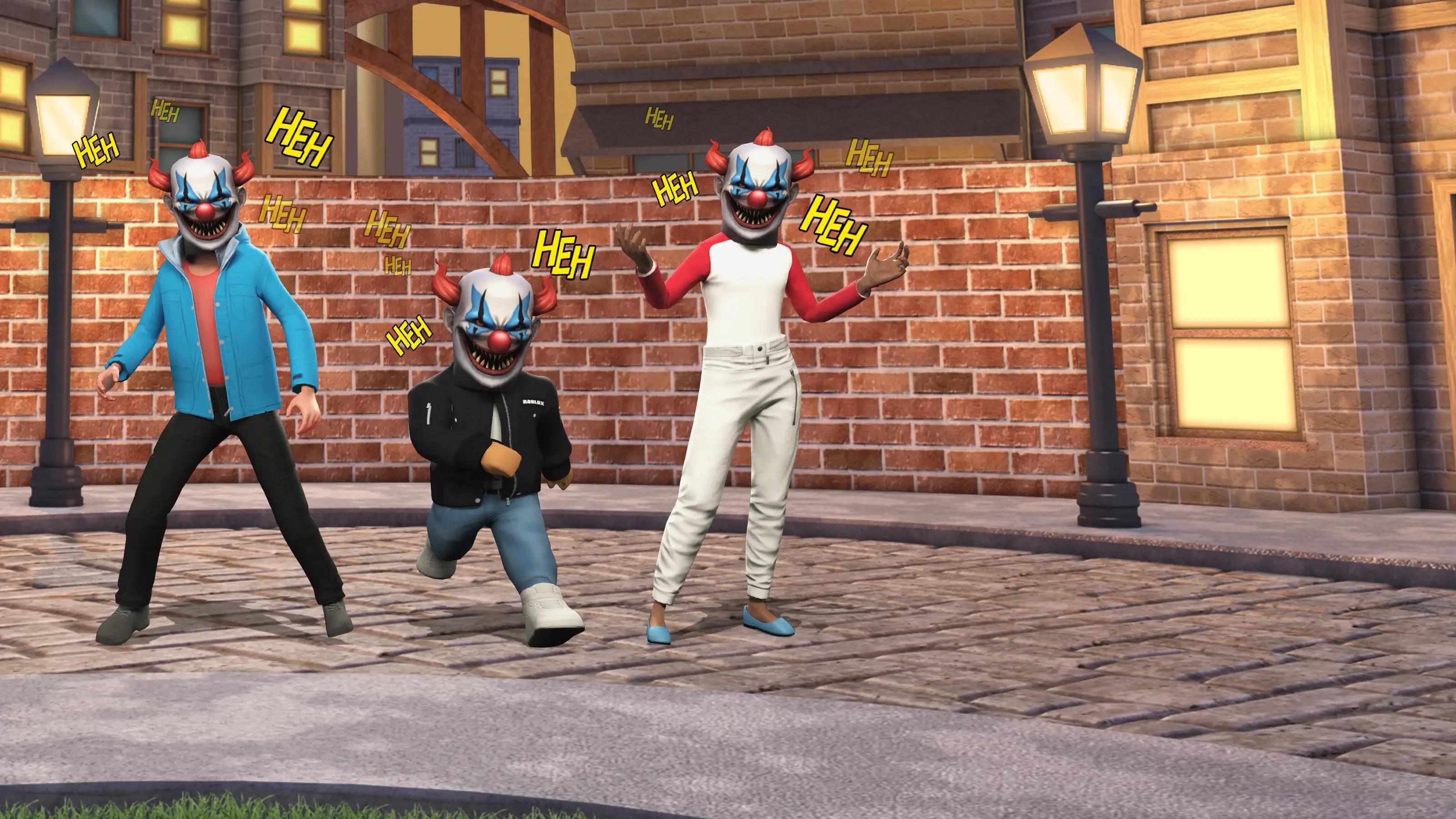 Screen Shot image 0 Roblox - Evil Clown Mask DLC كود رقمي