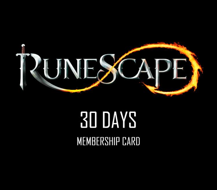 RuneScape 30-Day Prepaid Time Game بطاقة