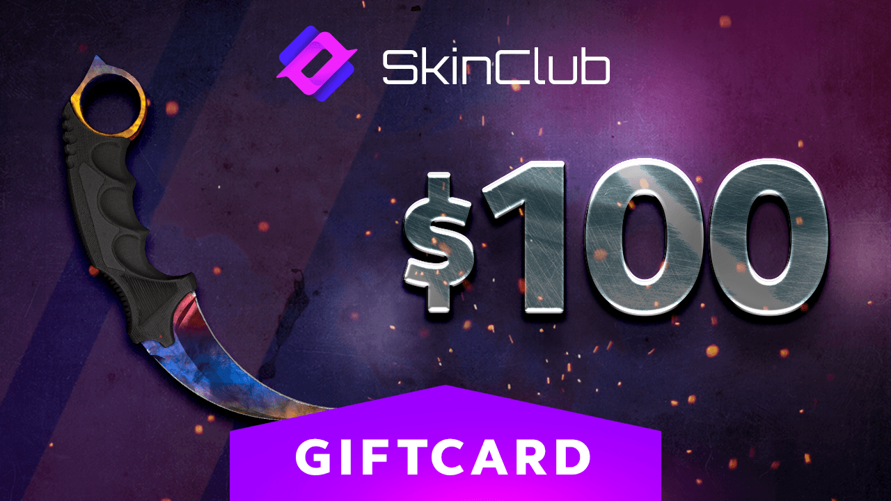 Screen Shot image 0 Skin.Club $100 هدية بطاقة