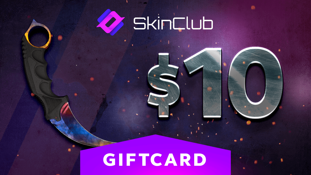 Screen Shot image 0 Skin.Club $10 هدية بطاقة