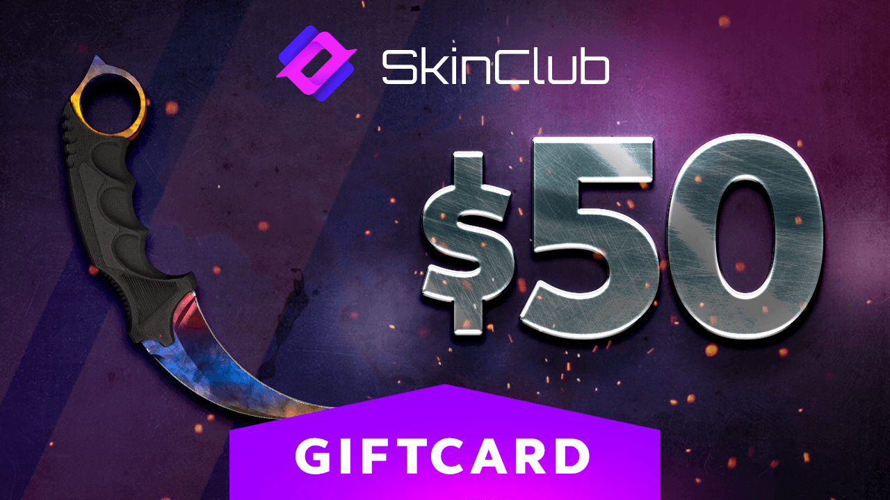 Screen Shot image 0 Skin.Club $50 هدية بطاقة
