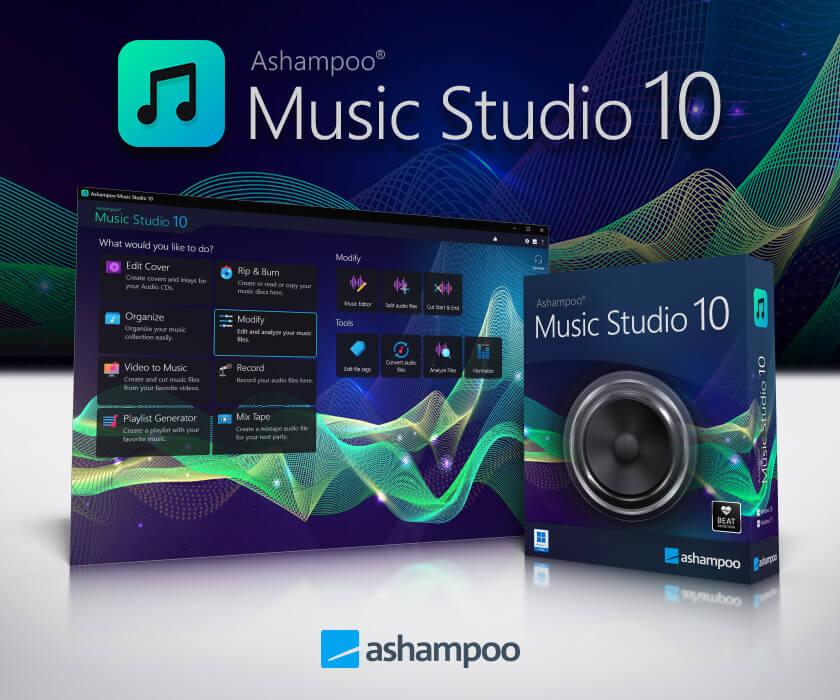 Ashampoo Music Studio 10 كود رقمي