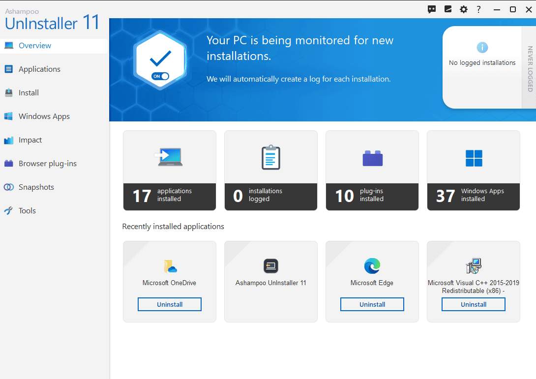 Ashampoo UnInstaller 11 Activation مفتاح