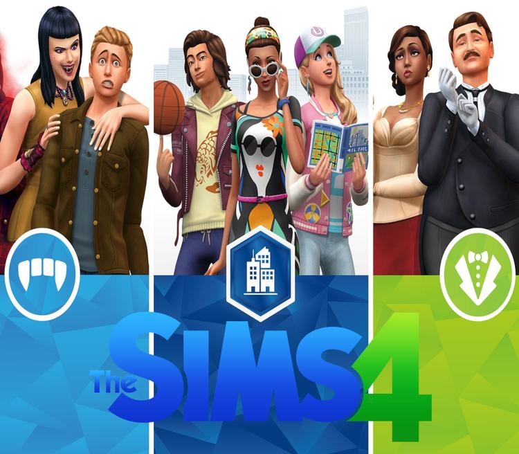 The Sims 4 - City Living + Vampires + Vintage Glamour DLC حزمة بي سي EA App كود رقمي