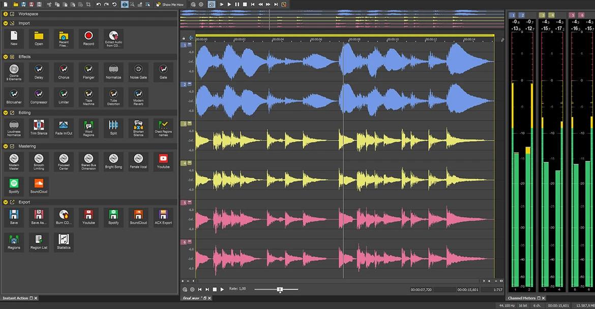 Screen Shot image 2 MAGIX Sound Forge Audio Studio 16 Digital Download كود رقمي