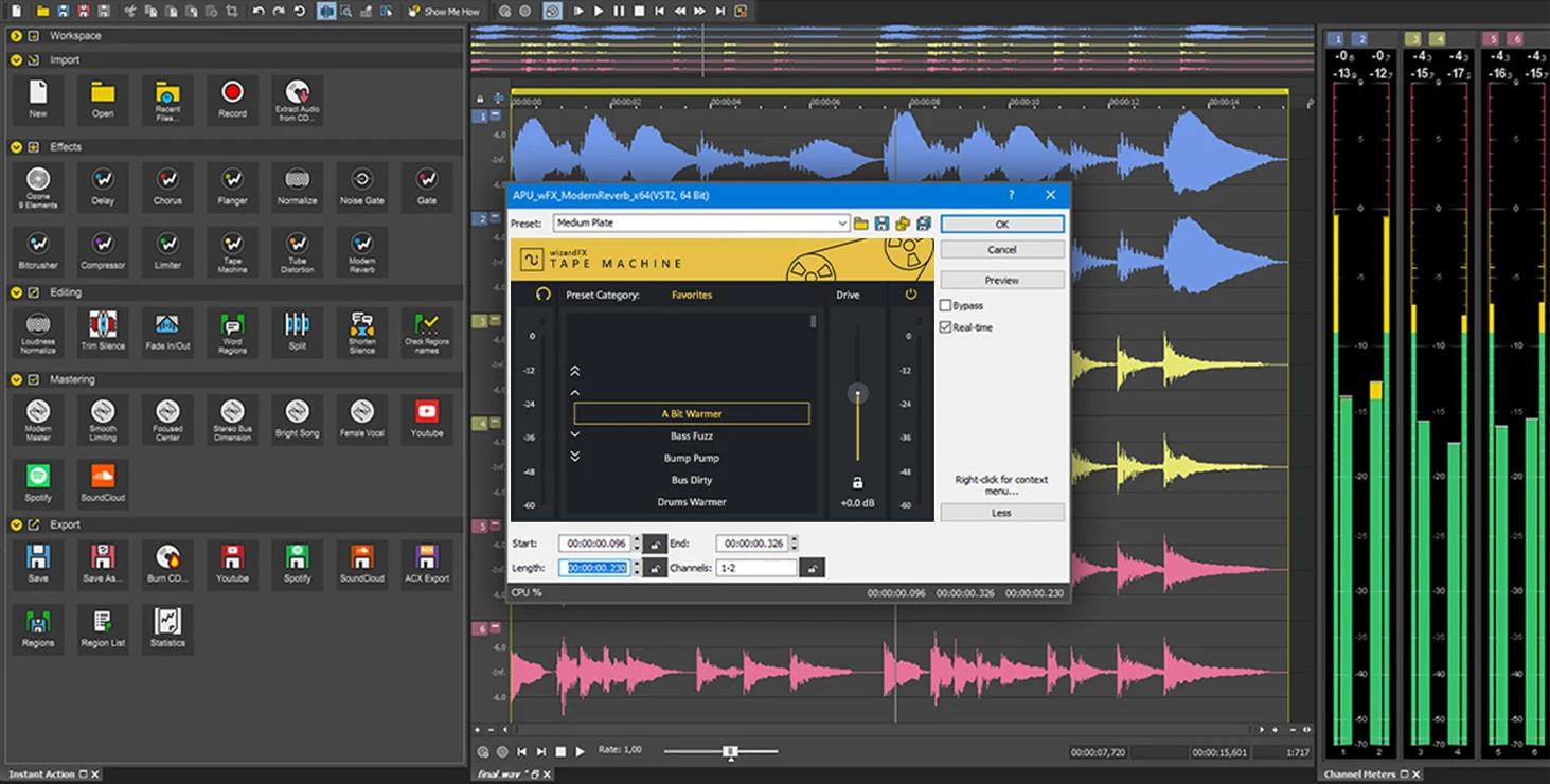 Screen Shot image 0 MAGIX Sound Forge Audio Studio 16 Digital Download كود رقمي