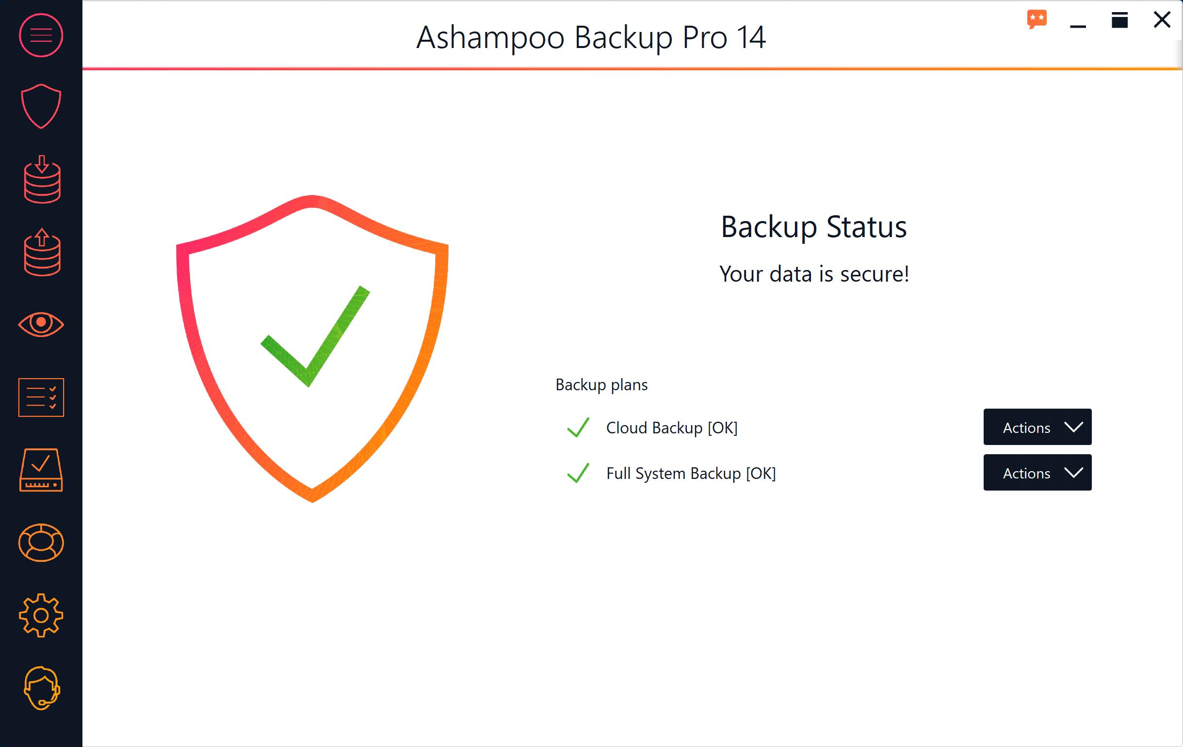 Ashampoo BackUp Pro 14 Activation مفتاح