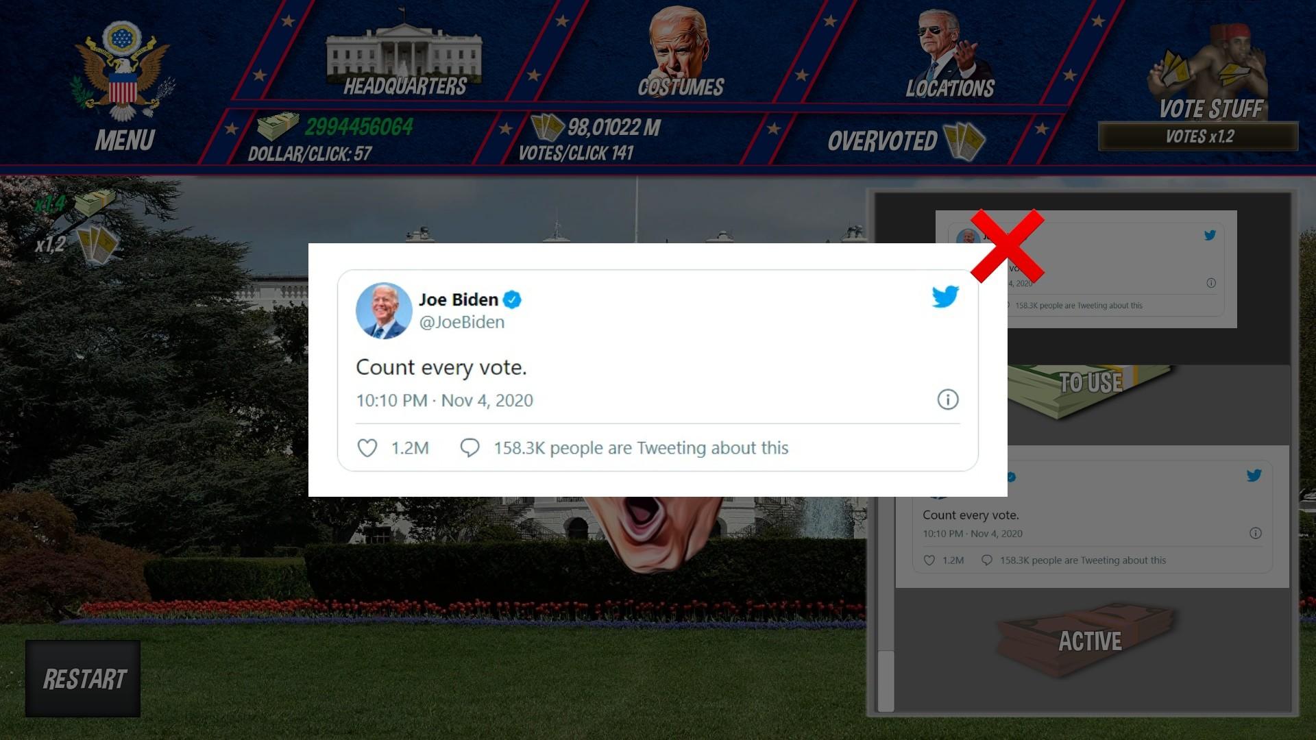 Screen Shot image 1 Trump Vs Biden - Infinity War بي سي ستيم كود رقمي