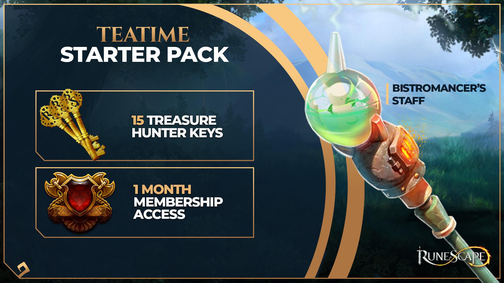 Screen Shot image 0 RuneScape - Teatime Starter Pack DLC Manual Delivery