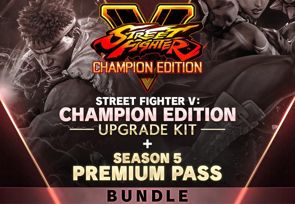 Street Fighter V - Champion اصدار Upgrade Kit + Season 5 بريميوم Pass DLC حزمة ستيم كود رقمي