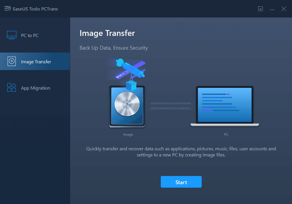 Screen Shot image 1 EaseUS Todo PCTrans Professional 2023 مفتاح (مدى الحياة / 1 بي سي)
