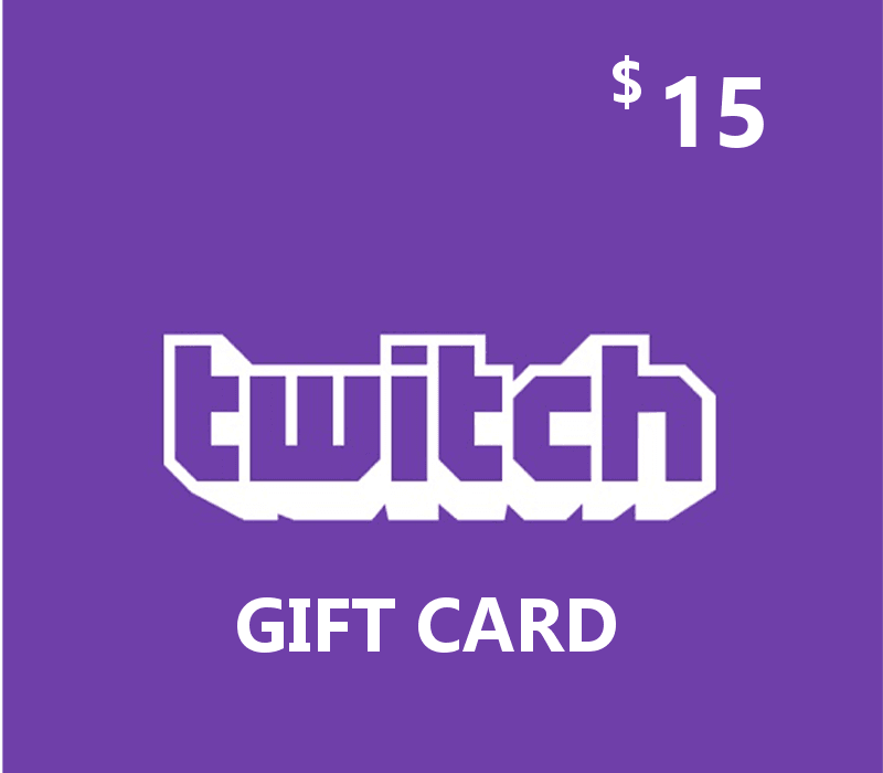 Twitch $15 هدية بطاقة امريكي
