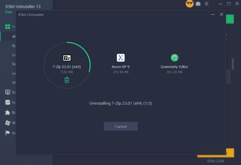 Screen Shot image 0 IObit Uninstaller 14 Pro مفتاح (1 سنه / 3 اجهزة كمبيوتر مكتبي)