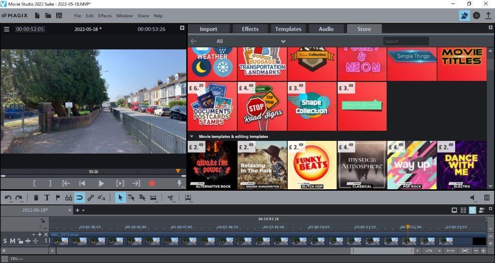 Screen Shot image 0 MAGIX Movie Studio 2022 اوروبي كود رقمي