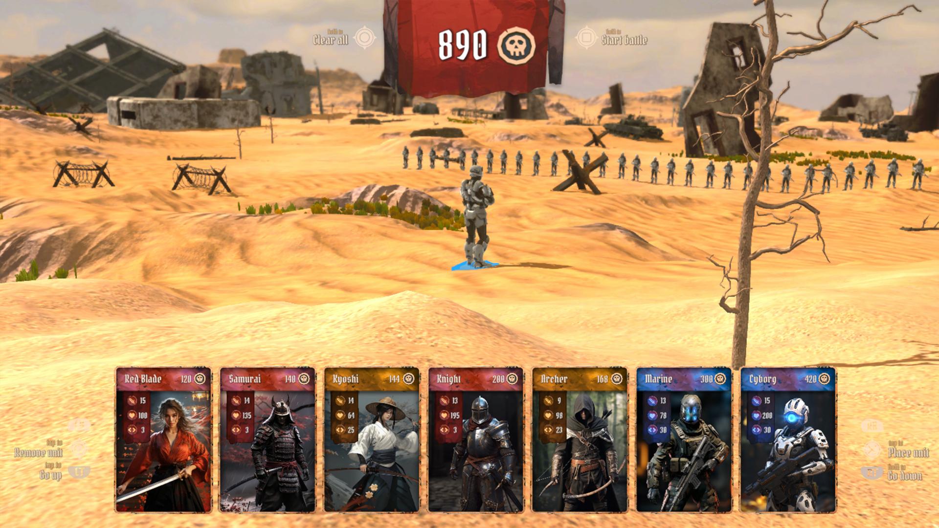 Screen Shot image 2 Warfront Tactics: Battlefield Chronicles Battle Simulator بلايستيشن 4 حساب