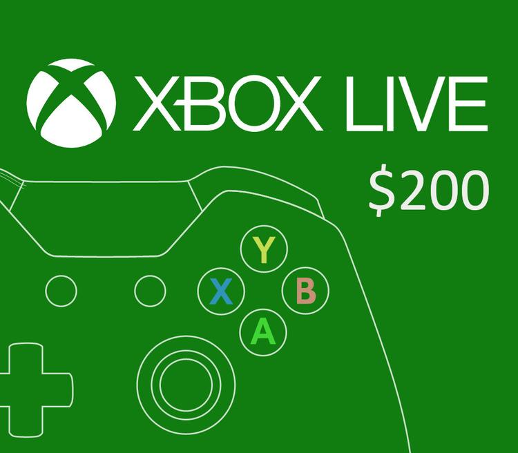 XBOX Live $200 Prepaid Card MX