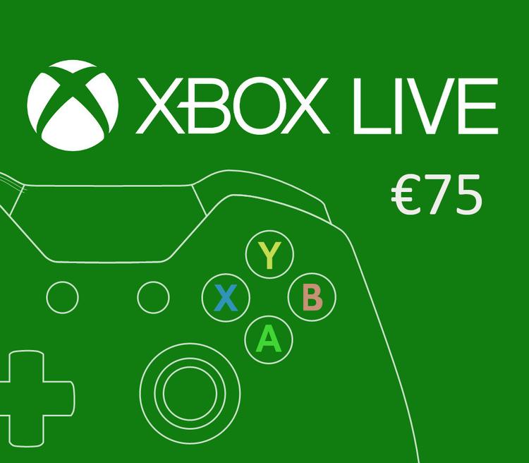 XBOX Live €75 Prepaid Card NL