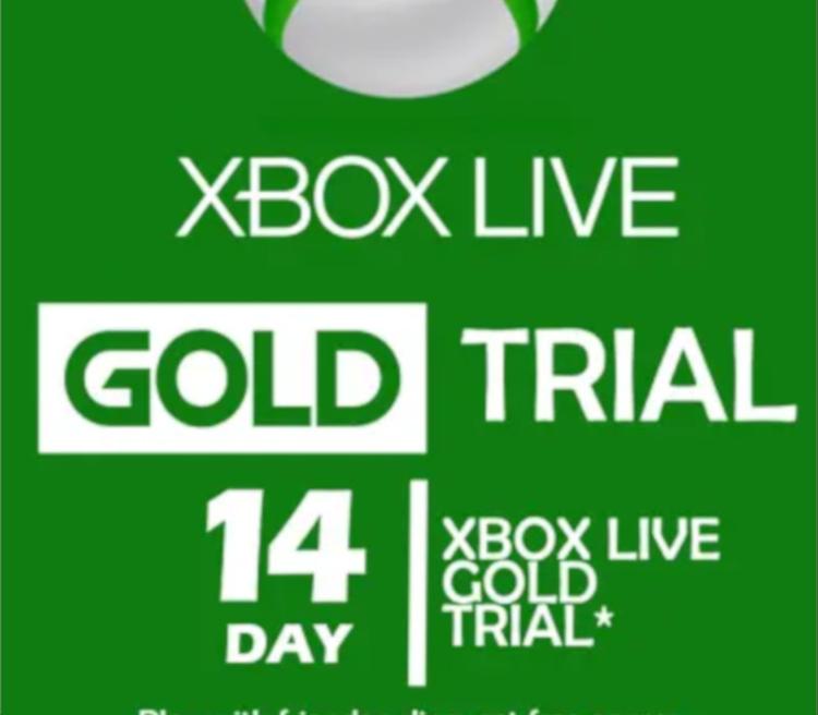 إكس بوكس Live 14-Day Gold نسخة تجريبية عضوية
