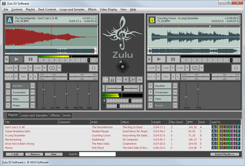 Screen Shot image 0 NCH: Zulu DJ مفتاح