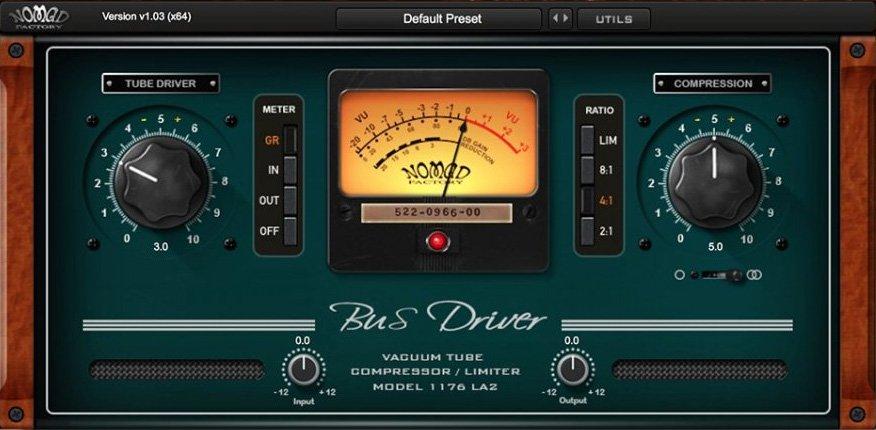 Nomad Factory Bus Driver VST كود رقمي