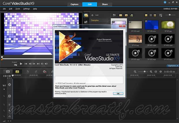 Corel VideoStudio اولتمت X9 كود رقمي (مدى الحياة / 1 بي سي)