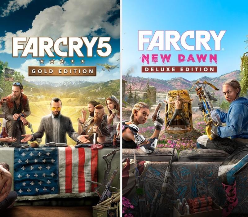 Far Cry 5 اصدار النسخة الذهبية + Far Cry New Dawn اصدار الديلوكس حزمة ارجنتيني اكسبوكس 1 / إكس بوكس سيريس X|S كود رقمي