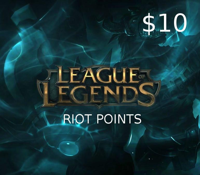 League of Legends USD 10 Prepaid RP Card LATAM