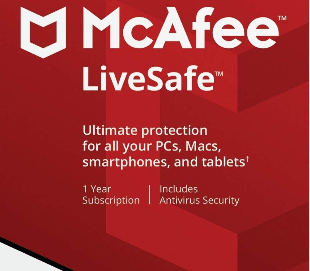 McAfee LiveSafe 2026 Key (1 Year / Unlimited Devices)
