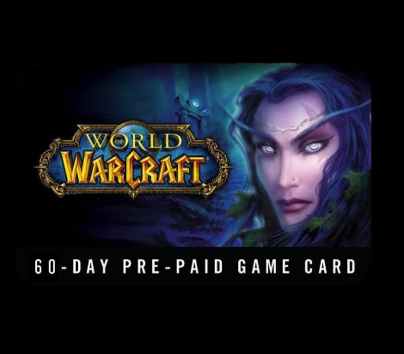 World Of Warcraft 60 ايام Pre-Paid Time بطاقة اوروبي
