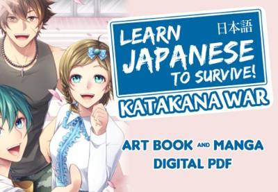 Learn اليابانية To Survive! Katakana War - Manga + Art Book DLC ستيم كود رقمي