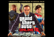 Grand Theft Auto V + Criminal Enterprise Starter Pack DLC + Megalodon Shark Cash بطاقة منصة روكستار كود رقمي