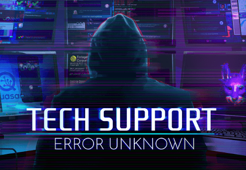 Tech Support: Error Unknown ستيم كود رقمي