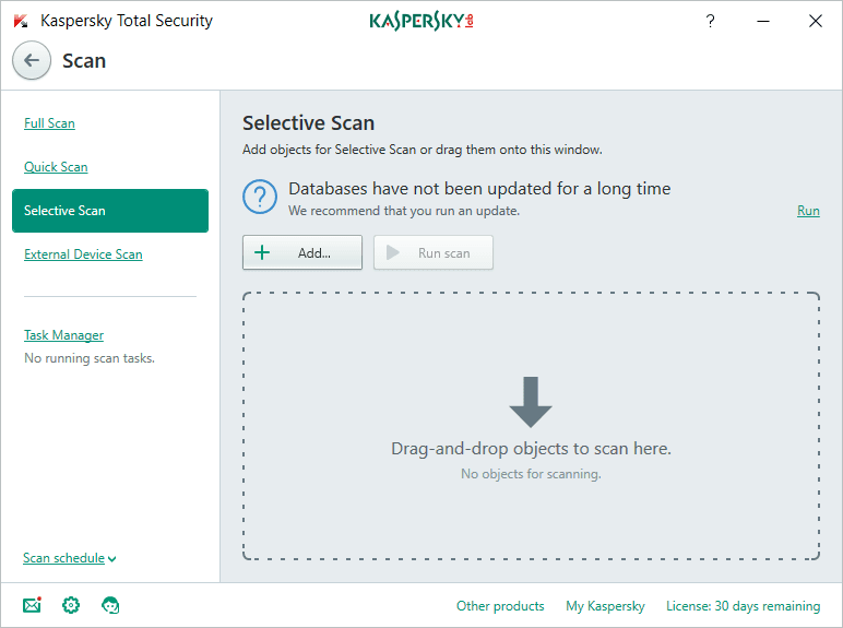 Kaspersky Total Security 2020 اوروبي مفتاح (1 سنه / 1 جهاز)