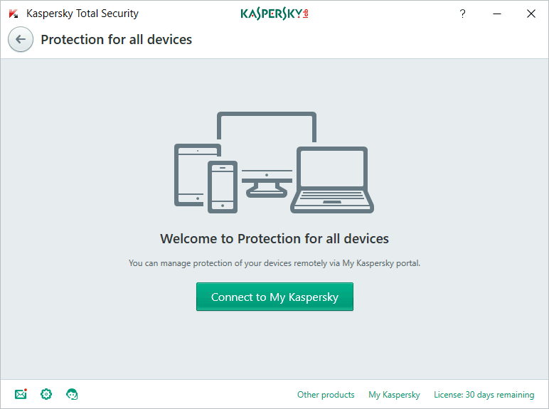 Kaspersky Total Security 2020 اوروبي مفتاح (1 سنه / 1 جهاز)