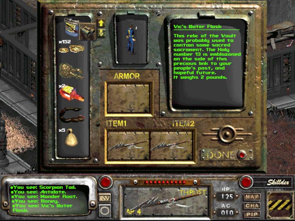 Fallout 2: A Post Nuclear Role Playing Game بي سي ستيم كود رقمي