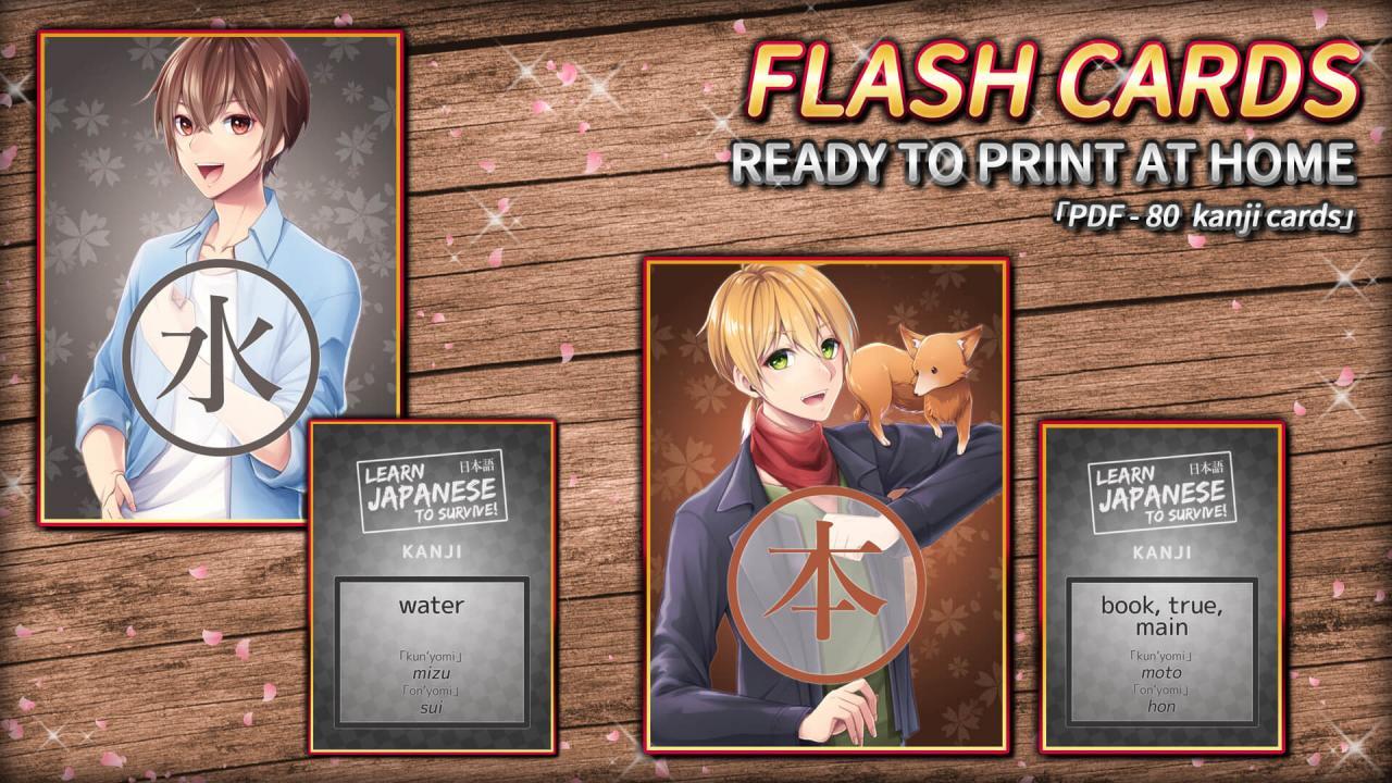 Learn اليابانية To Survive! Kanji Combat - Flash Cards DLC ستيم كود رقمي