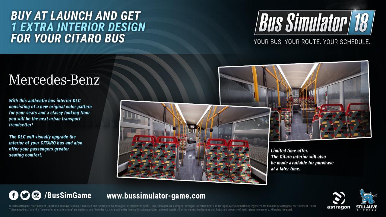 Bus Simulator 18 اوروبي بي سي ستيم كود رقمي