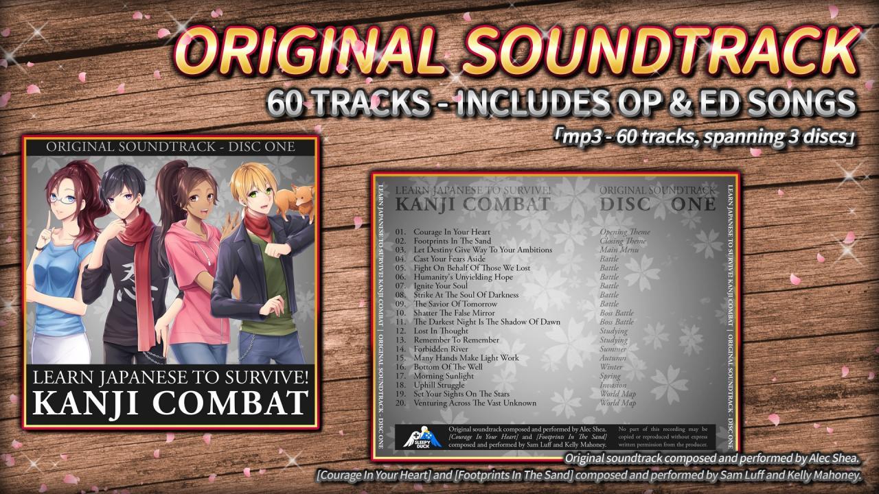 Learn اليابانية To Survive! Kanji Combat - Original Soundtrack DLC ستيم كود رقمي