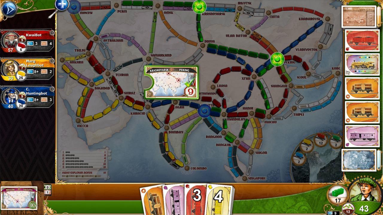 Ticket To Ride: Classic اصدار - Legendary Asia DLC ستيم كود رقمي