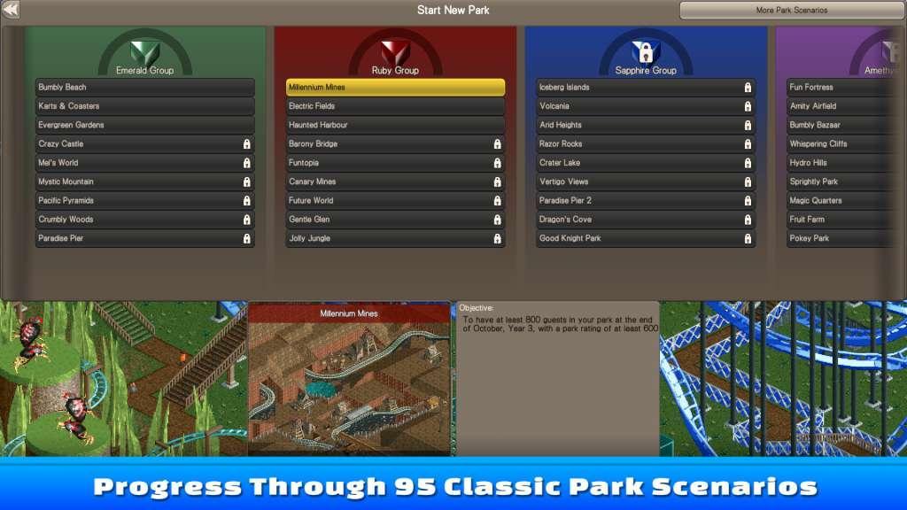 RollerCoaster Tycoon Classic بي سي ستيم كود رقمي